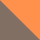 braun/orange