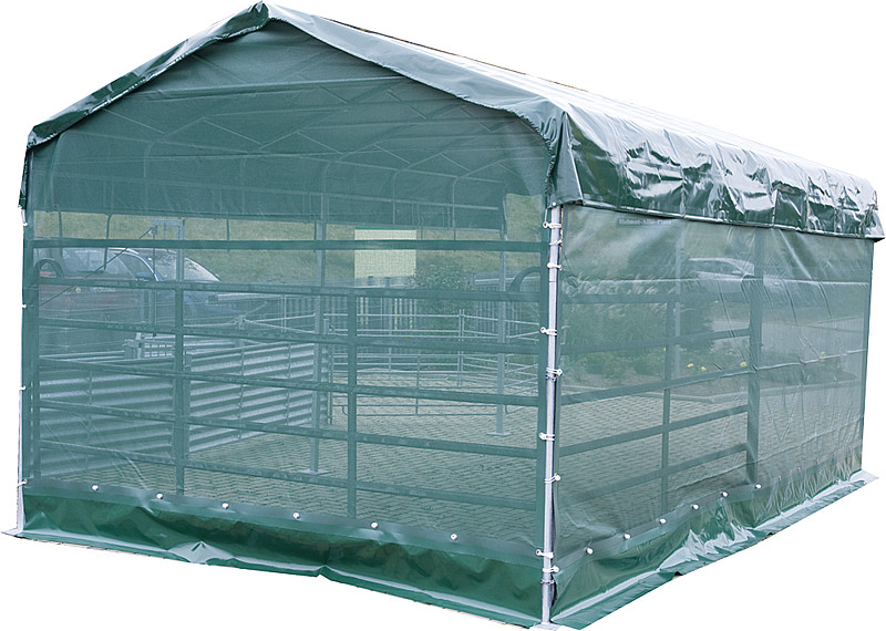 Windschutznetz, Giebelseite, 3,60 x 3,25 m (L x H)