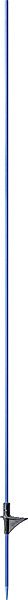 Glasfiberpfahl 1,60 m, mit Trittstufe blau (10 Stück/Pack)