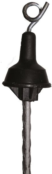 Ovalstahlpfahl mit Metallgleitöse