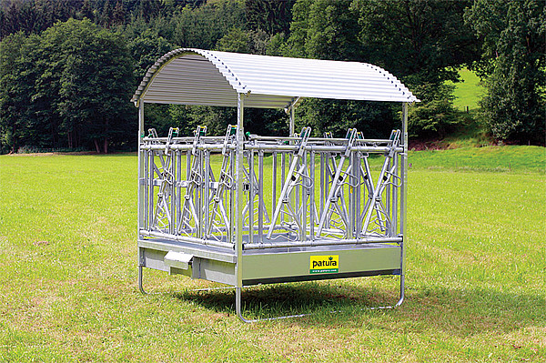 Profi-Viereckraufe mit SSV, 2,00 x 2,05 m