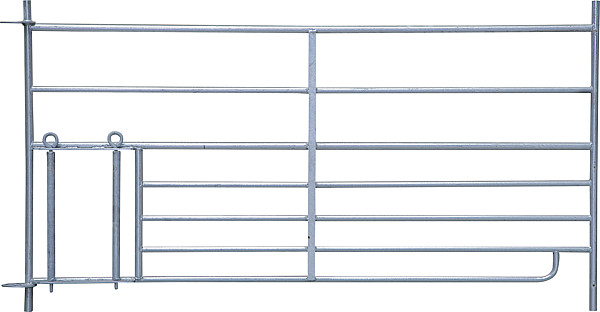 Steckfix-Horde mit Lämmerschlupf  B= 1,80 m, Höhe 92 cm