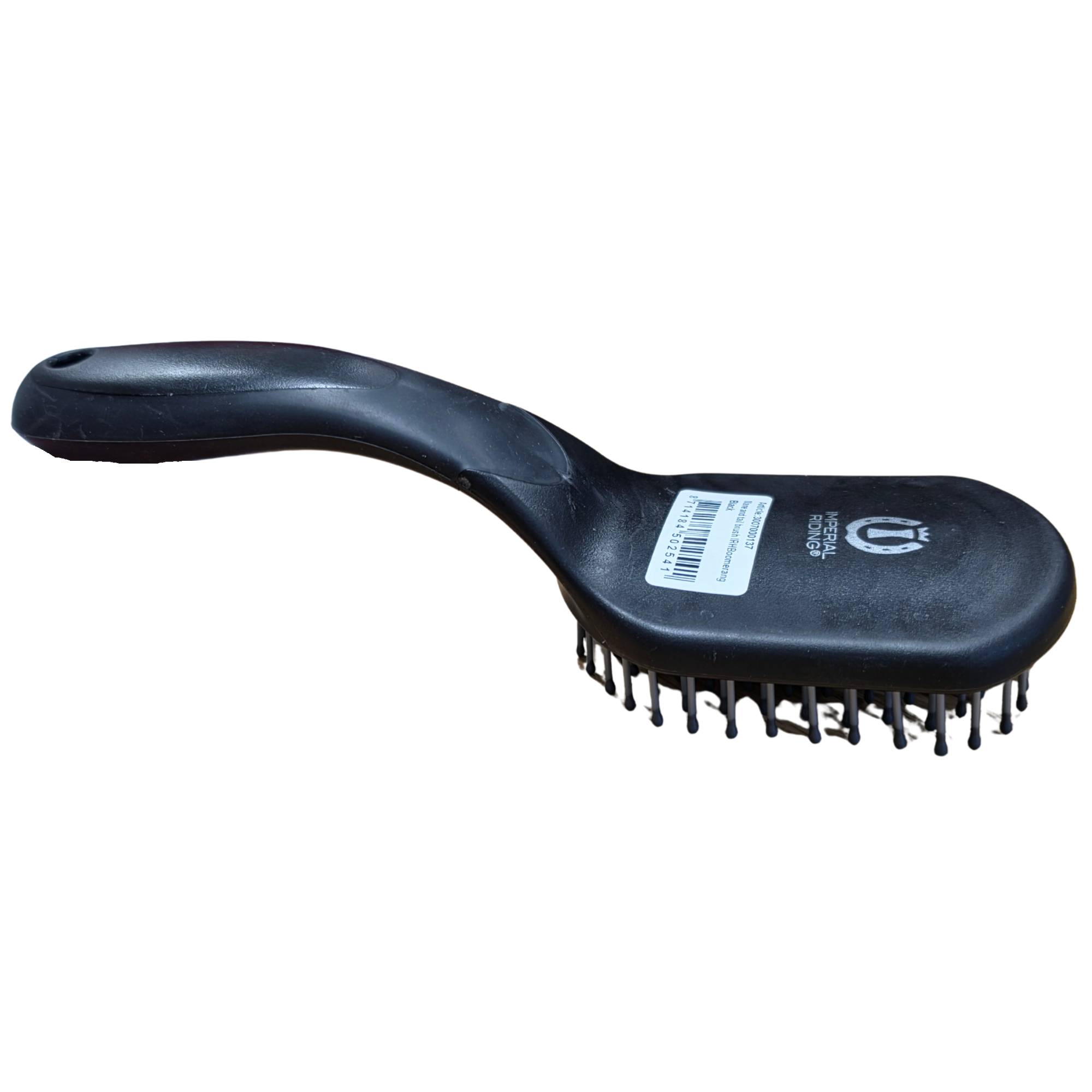IRH Mane and Tail brush Boomerang Black