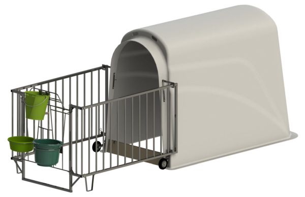 CalfHouse "Master Plus" mit Umzäunung