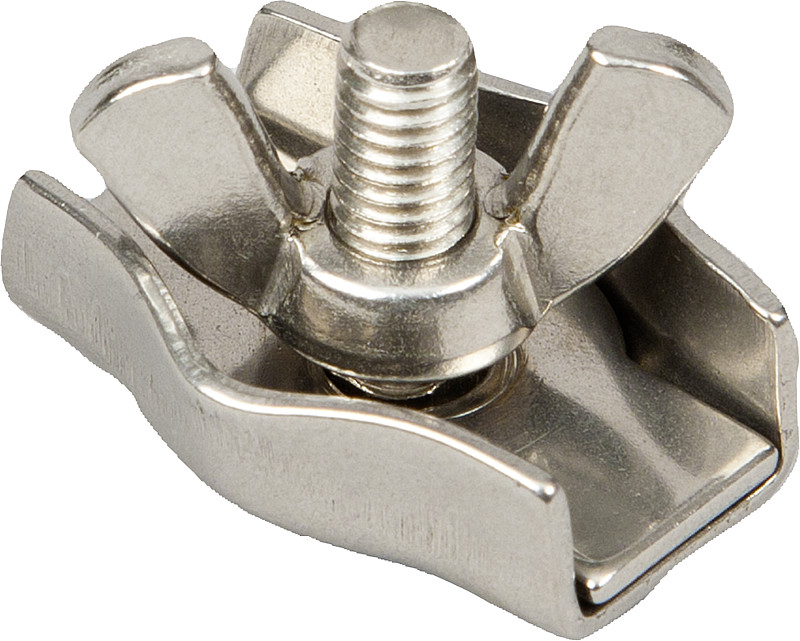 Patura Seilklemme Edelstahl, für Seile bis 6 mm