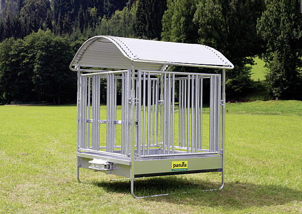Profi-Viereckraufe mit Pferdefressgitter