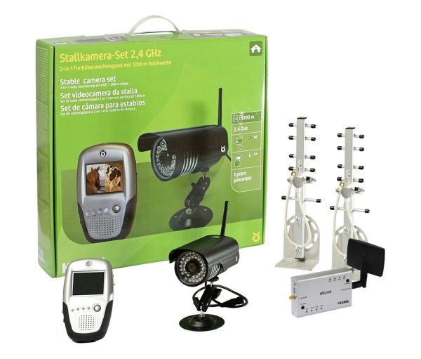 Stall- und Anhängerkamera-Set 2,4 GHz