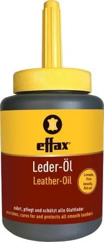 Effax-Lederöl mit Pinsel, 475 ml
