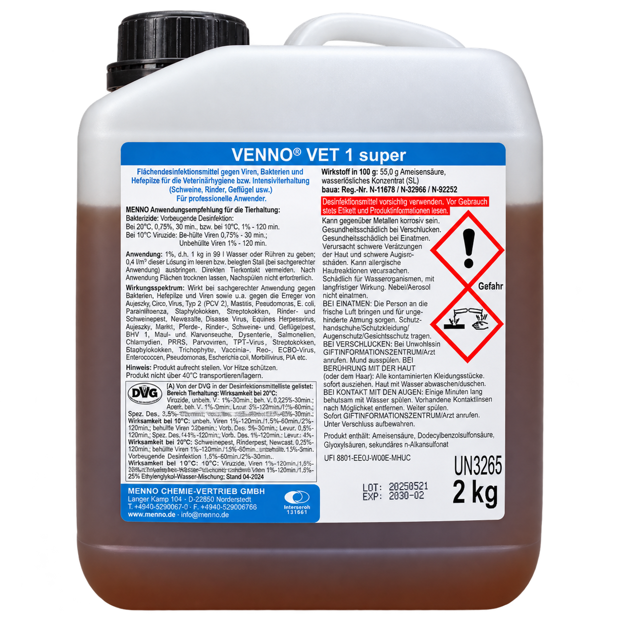 ''Venno-Vet1 super'' Desinfektionsmittel