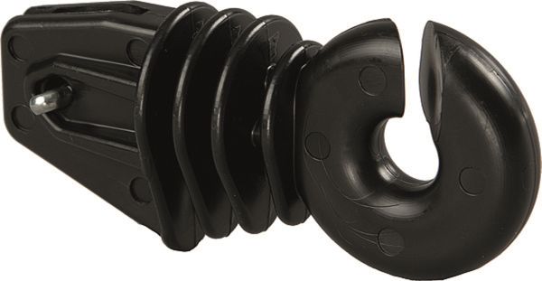 Ringisolator mit Splint für Winkeleisenpfähle
