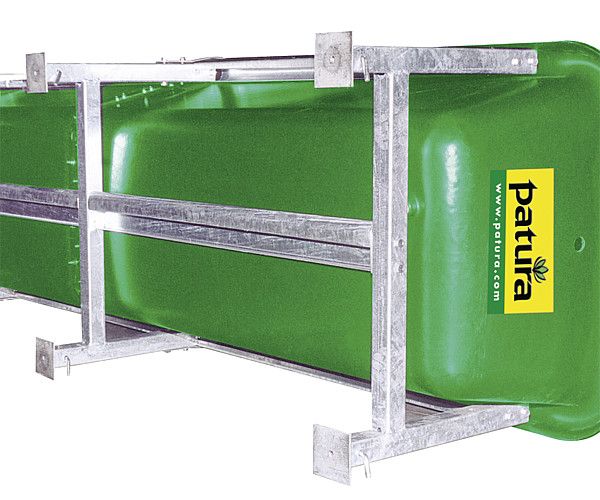 Kunststoff-Futtertrog kpl mit verz. Gestell