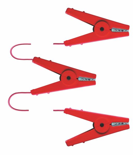 Zaunverbindungskabel mit 3 Klemmen