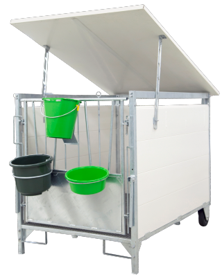 Dach für kleine Kälberbox
