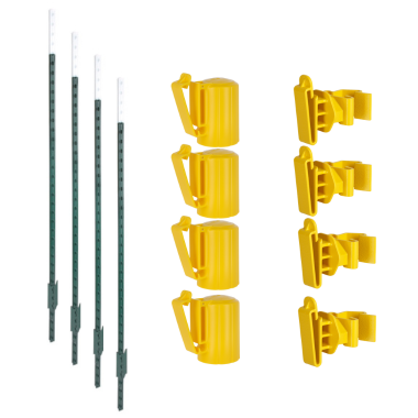 T-Pfosten Komplettsets mit Breitbandisolator