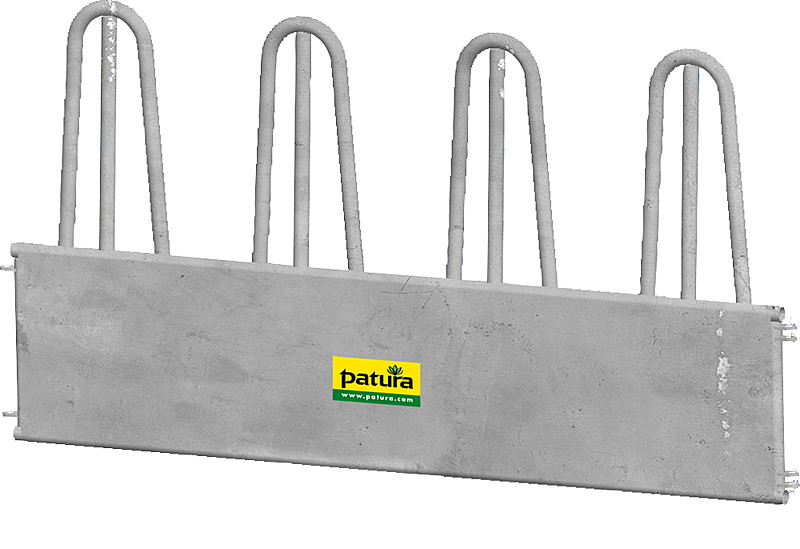 Palisadenfreßgitter gerade für Ovalraufe