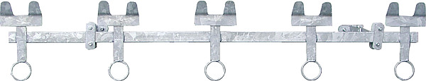 Nuckeleimerhalter 5-fach für  Kälberhütte XL