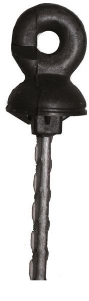 Ovalstahlpfahl mit Ringisolator