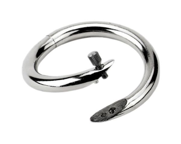 Bullennasenring Drehbulli vernickelt