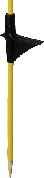 Glasfiberpfahl 1,60 m, mit Trittstufe blau (10 Stück/Pack)