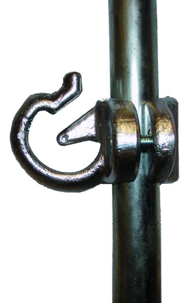 Spezialhalter für Heunetz, Leckstein & Co.