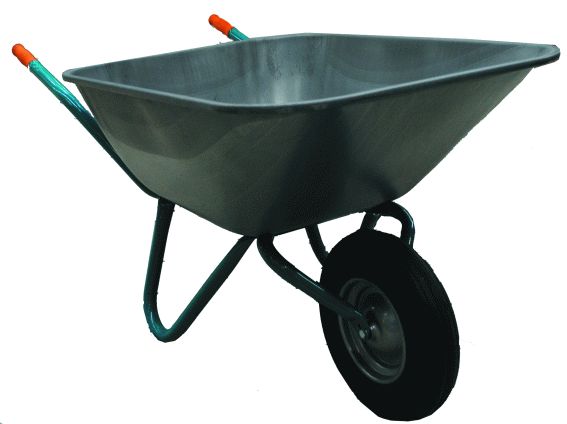 Schubkarre ''Mefro'' mit verzinkter Mulde, 140 l