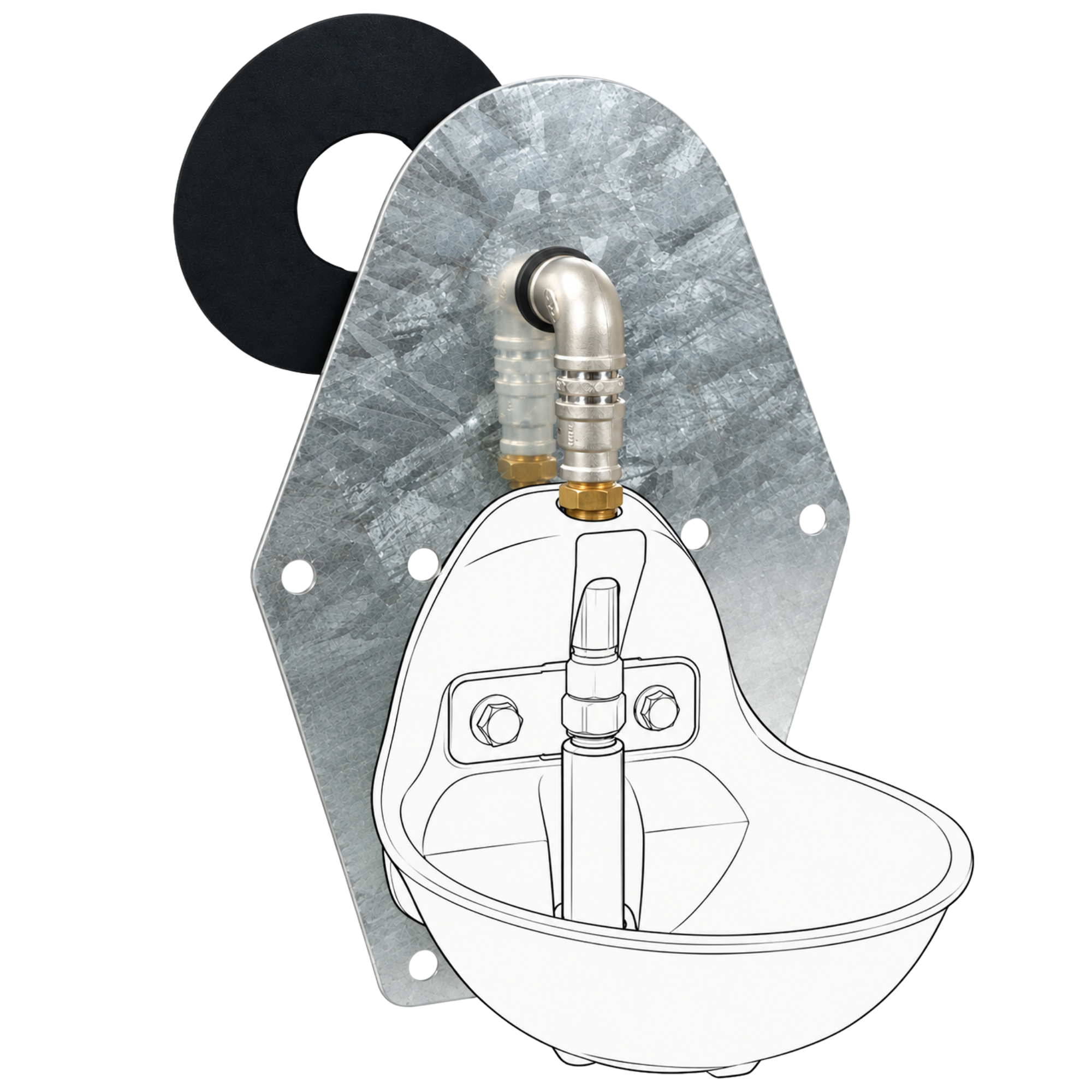 Adapter-Set für Weidefässer