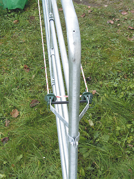 Verstellbares Weidezauntor, 0,90 m hoch, für Schafe